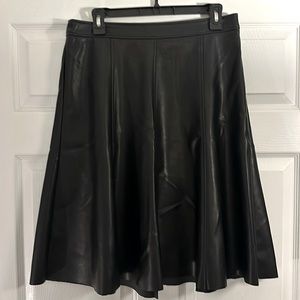 Banana Republic Women’s Vegan Leather Midi Skirt